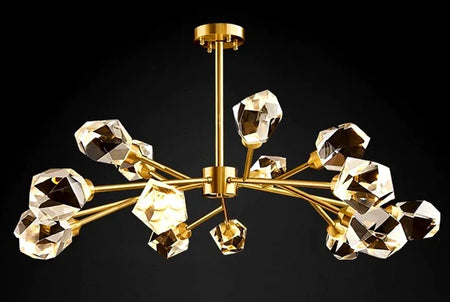 Pendant Light - Nordic All-Copper Molecular Chandelier LED SW-36210347 - SWEET-LIGHTS