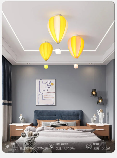 Children Lighting - Cartoon Ceiling Light Hot Air Balloon Lamp SW-36210347 - SWEET-LIGHTS