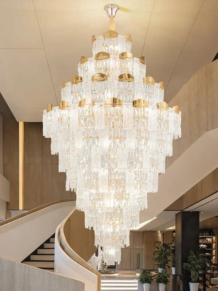 Chandelier - French Duplex High-End Crystal Lights For Luxury Living Room SW-36210789 - SWEET-LIGHTS
