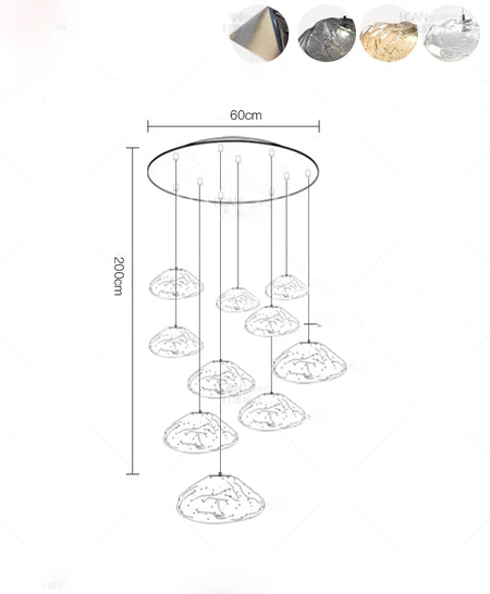 Chandelier - Nordic Home Decor Dining Room Pendant Light Fixture SW-36210457 - SWEET-LIGHTS