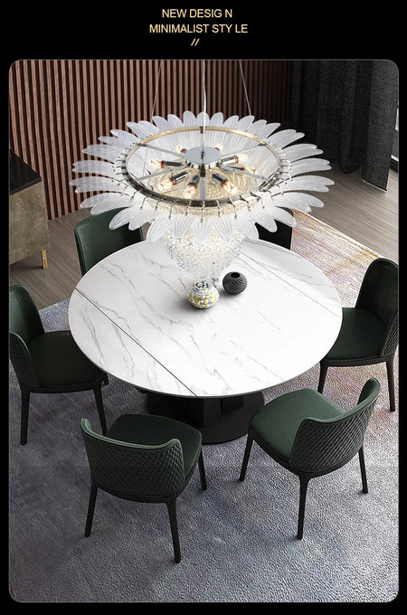 Chandelier - French Designer Crystal Chandelier Adjustable Height SW-36210345 - SWEET-LIGHTS