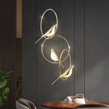 Pendant Light - BUNNY Nordic Postmodern Round LED Bird Light SW-36210789 - SWEET-LIGHTS