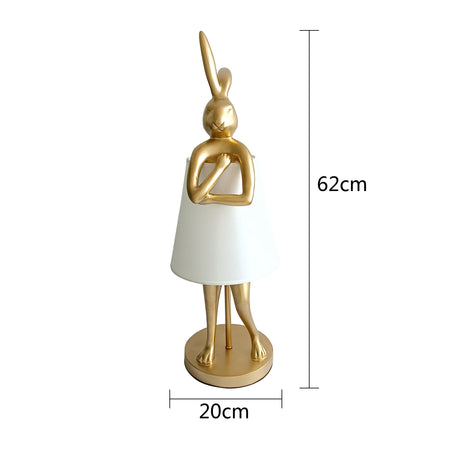 Table Lamp - Vintage Bathing Rabbit Design Resin Hare Lamp SW-36210345 - SWEET-LIGHTS