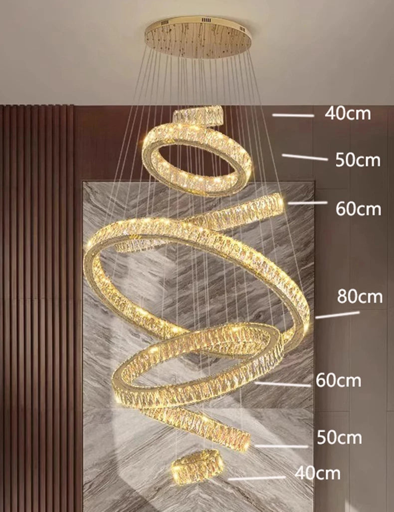 Chandelier - Modern Home Decoration Crystal Chandelier for Living Room and Stair Pendant Lighting SW-36210578 - SWEET-LIGHTS