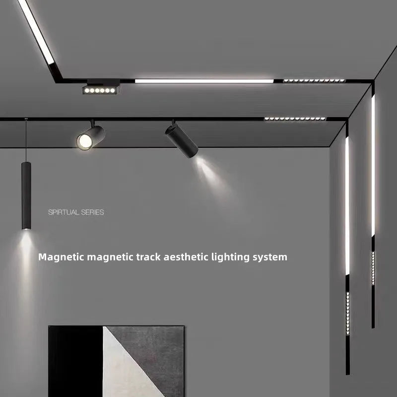 Spotlight - Magnetic Track Light Grille Flood Lamp DC48V Indoor Living SW-36210345 - SWEET-LIGHTS