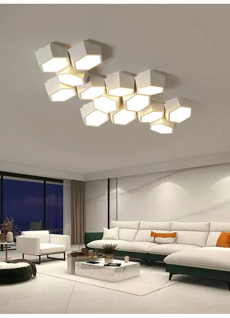 Ceiling Light - Nordic Designer Honeycomb Ceiling Lamp LED Alloy SW-36210345 - SWEET-LIGHTS