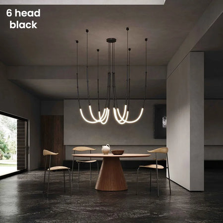 Pendant Light - Nordic Modern Art Line LED Hanging Lamp for Dining Room and Living Room SW-36210567 - SWEET-LIGHTS