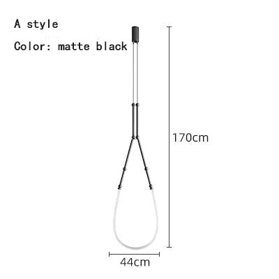 Pendant Light - Nordic Modern Art Line LED Hanging Lamp for Dining Room and Living Room SW-36210567 - SWEET-LIGHTS