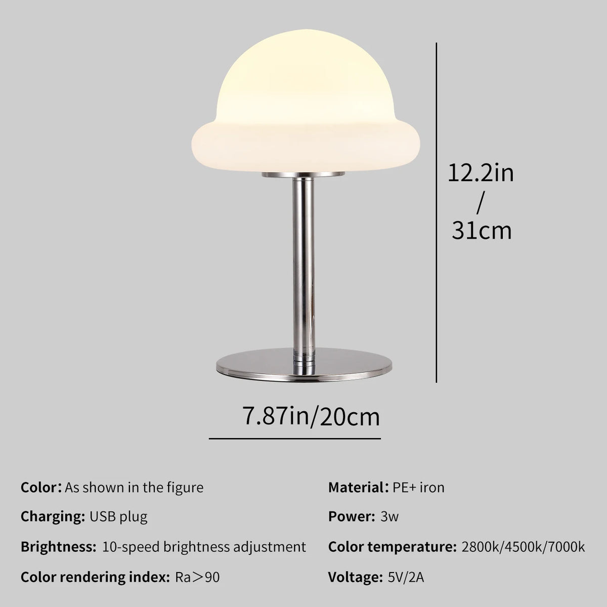 Table Lamp - Modern Cloud Design with USB, 3 Colors, 10 Dims SW-36210458 - SWEET-LIGHTS