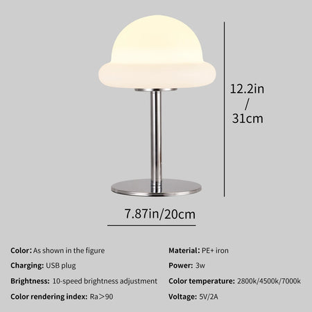 Table Lamp - Modern Cloud Design with USB, 3 Colors, 10 Dims SW-36210458 - SWEET-LIGHTS