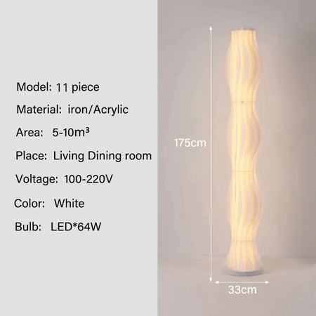 Floor Lamp - Modern Nordic Grass Skirts LED Lighting Fixture SW-36210678 - SWEET-LIGHTS
