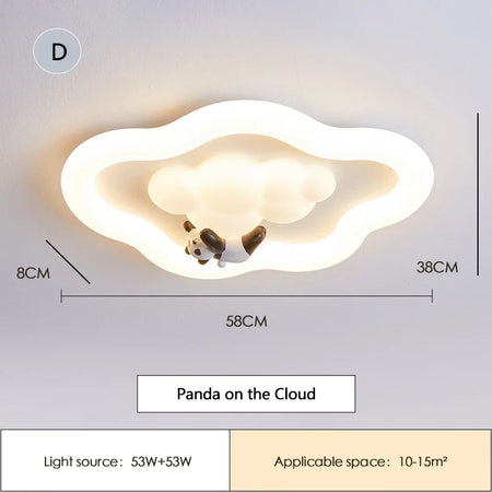 Children Lighting - Modern Cream Cloud LED Ceiling Lamp for Boys and Girls SW-36210345 - SWEET-LIGHTS