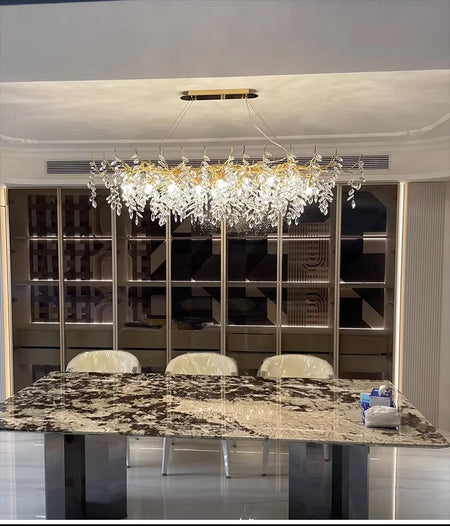 Pendant Light - Modern Luxury Crystal Branches Chandelier LED Fixture SW-36210457 - SWEET-LIGHTS
