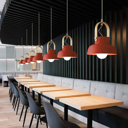 Pendant Light - Nordic Loft LED Iron Macaron Lamp Fixtures SW-36210347 - SWEET-LIGHTS