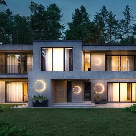 Outdoor Light - Modern Wall Light, IP65 Waterproof, Round, Stainless Steel, Creative Porch Trim SW-36210924 - SWEET-LIGHTS