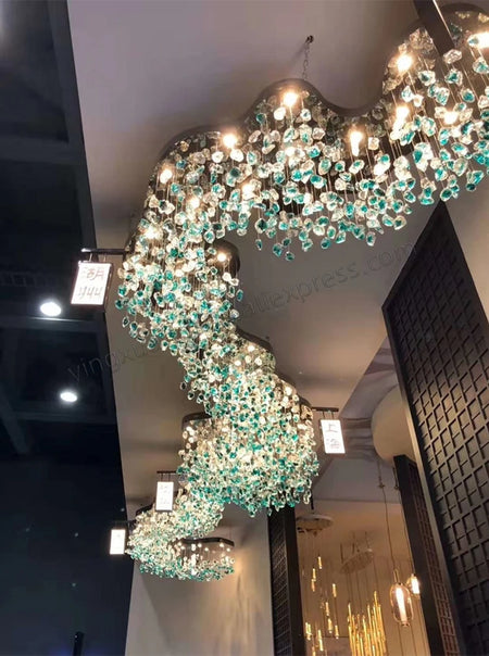 Chandelier - Modern Hanging Lights Hotel Lobby Pendant Lamp SW-36210456 - SWEET-LIGHTS