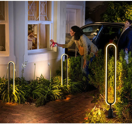 Outdoor Light - LED Lawn Lamp AC110V 220V Waterproof Minimalist Round Garden Lighting SW-36210457 - SWEET-LIGHTS