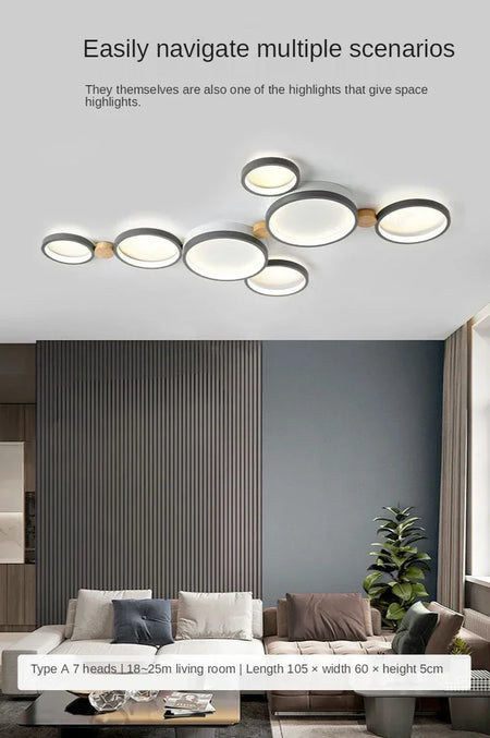 Ceiling Light - Scandinavian Style Indoor Chandelier LED Lamp SW-36210579 - SWEET-LIGHTS