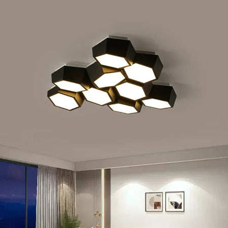 Ceiling Light - Nordic Designer Honeycomb Ceiling Lamp LED Alloy SW-36210345 - SWEET-LIGHTS