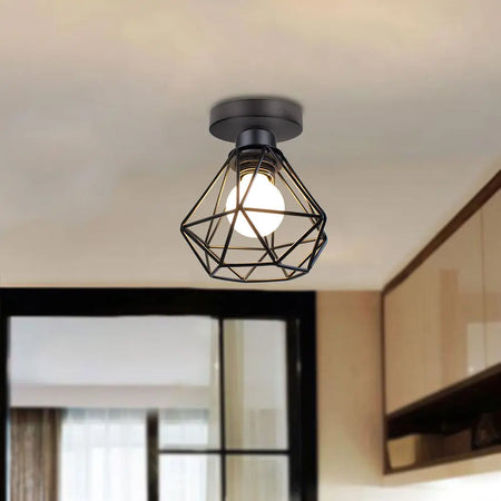 Lampshade - Metal Light Guard Cage Cover Retro Industrial Shade SW-36210478 - SWEET-LIGHTS