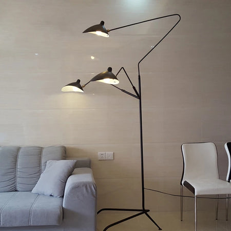 Floor Lamp - Serge Mouille 3-arm Designer Tripod LED Lamp SW-36214890 - SWEET-LIGHTS