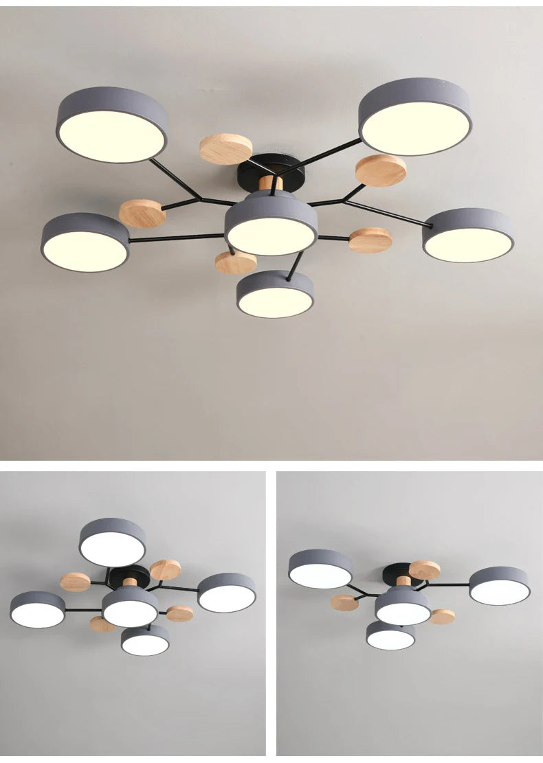 Ceiling Light - Nordic Style LED Chandelier for Living Room Kitchen SW-36210478 - SWEET-LIGHTS