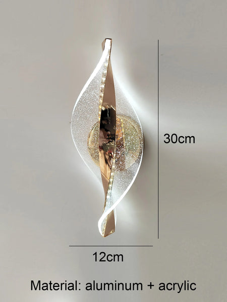 Wall Light - LED Modern 1PC Gold/Black Acrylic Lamp SW-36210345 - SWEET-LIGHTS