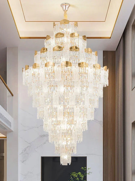 Chandelier - French Duplex High-End Crystal Lights For Luxury Living Room SW-36210789 - SWEET-LIGHTS