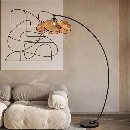 Floor Lamp - Knitting Rattan LED Lighting Nightlight for Living Room and Bedroom SW-36210346 - SWEET-LIGHTS