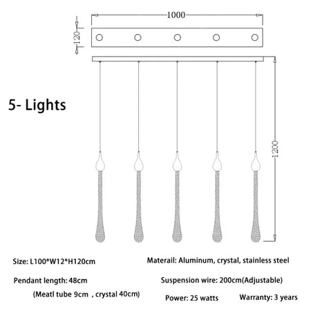 Chandelier - Modern Crystal LED Chandelier Gold Long Stair Fixtures SW-36210354 - SWEET-LIGHTS