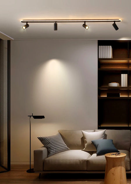 Spotlight - Nordic Bedroom Spotlight Ceiling Lights Smart LED Lamps For Living Room Indoor Lighting White Black Home Decor SW-36210001 - SWEET-LIGHTS