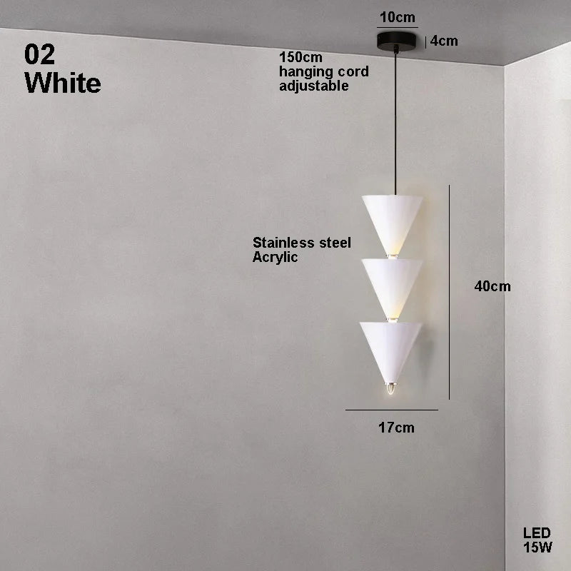 Pendant Light - Scandinavian Simple Style Bedroom Chandelier SW-36210458 - SWEET-LIGHTS