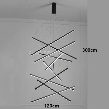 Pendant Light - Modern Stair Chandelier Nordic Luxury LED Ceiling Lamp for Living Room Indoor Light SW-36210567 - SWEET-LIGHTS