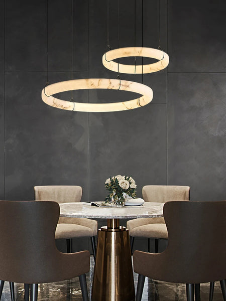 Pendant Light - LED Dimmable Natural Marble Chandelier SW-36210497 - SWEET-LIGHTS