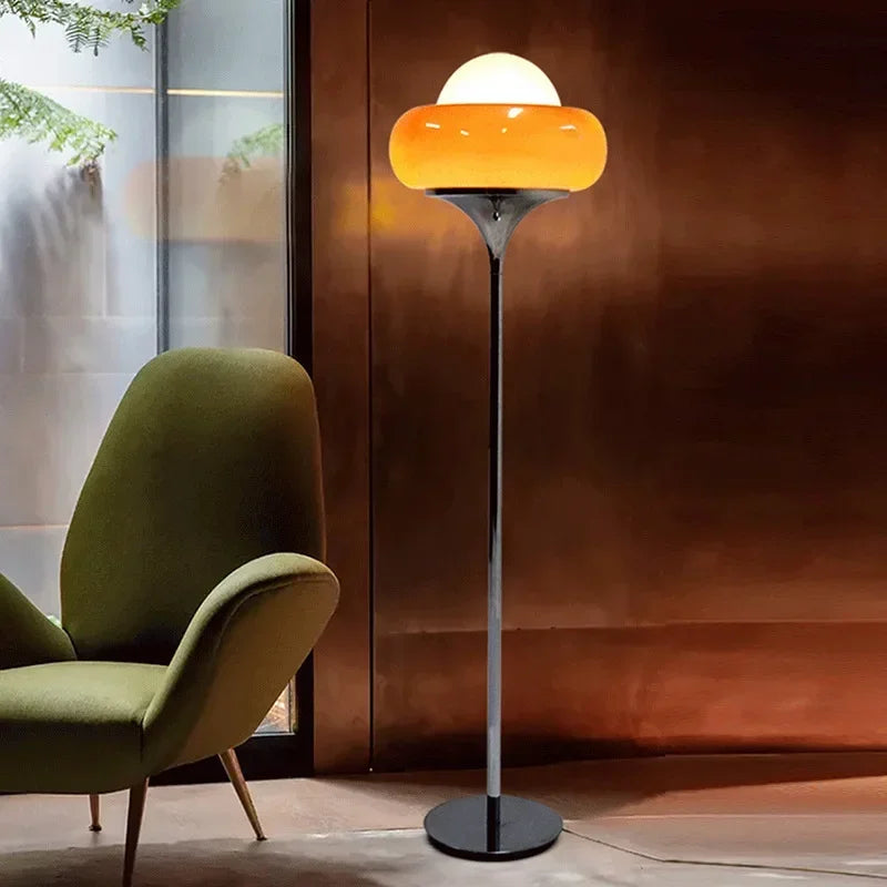 Floor Lamp - Nordic Vintage Guzzini Bauhaus Light Yellow Cream SW-36210345 - SWEET-LIGHTS