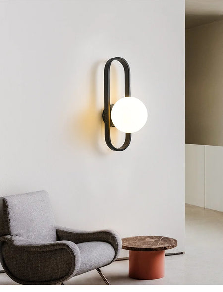 Wall Light - Modern Minimalist LED E27 Wall Sconce Glass SW-36210345 - SWEET-LIGHTS