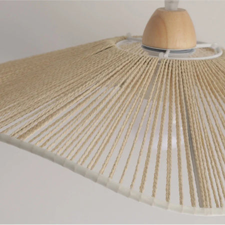 Pendant Light - SANDYHA Japanese Retro Walnut Hemp Rope Lamp SW-36210923 - SWEET-LIGHTS