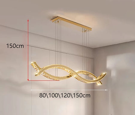 Pendant Light - Modern LED Ring Chandelier for Living Room SW-36210789 - SWEET-LIGHTS