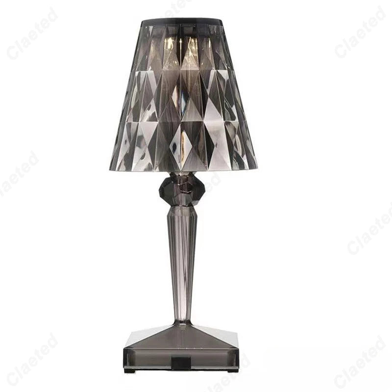 Table Lamp - LED Acrylic Diamond Crystal Decorative Desk Lamp USB Charging Touch Nightlight SW-36210457 - SWEET-LIGHTS