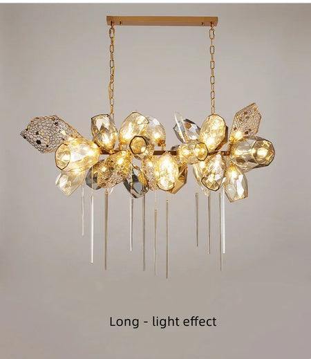 Chandelier - Modern Luxury LED Stainless Steel Crystal Pendant Light Free Bulb SW-36210789 - SWEET-LIGHTS