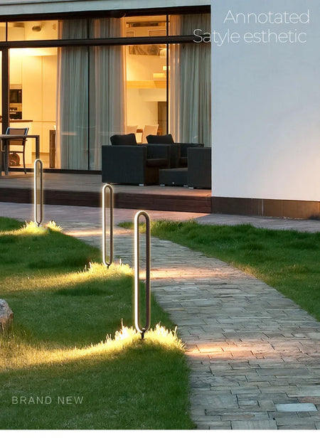 Outdoor Light - LED Lawn Lamp AC110V 220V Waterproof Minimalist Round Garden Lighting SW-36210457 - SWEET-LIGHTS