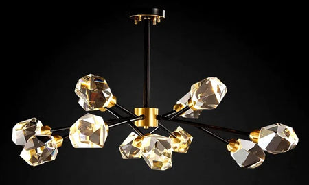 Pendant Light - Nordic All-Copper Molecular Chandelier LED SW-36210347 - SWEET-LIGHTS