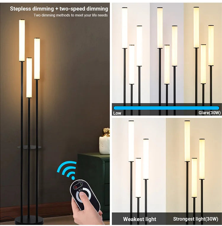 Floor Lamp - Modern LED Shelf Storage Lighting Dimmable with Remote Control SW-36210457 - SWEET-LIGHTS