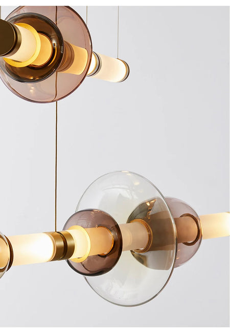 Pendant Light - Nordic Style Designer Stained Glass LED Chandelier SW-36210579 - SWEET-LIGHTS