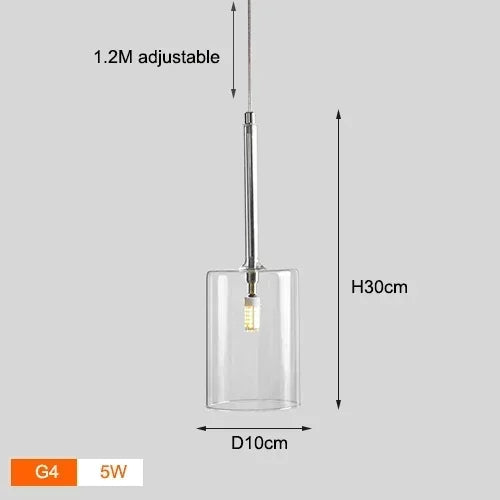 Pendant Light - Italian Minimalist Designer Bar Glass Cup LED Lamp SW-36210123 - SWEET-LIGHTS