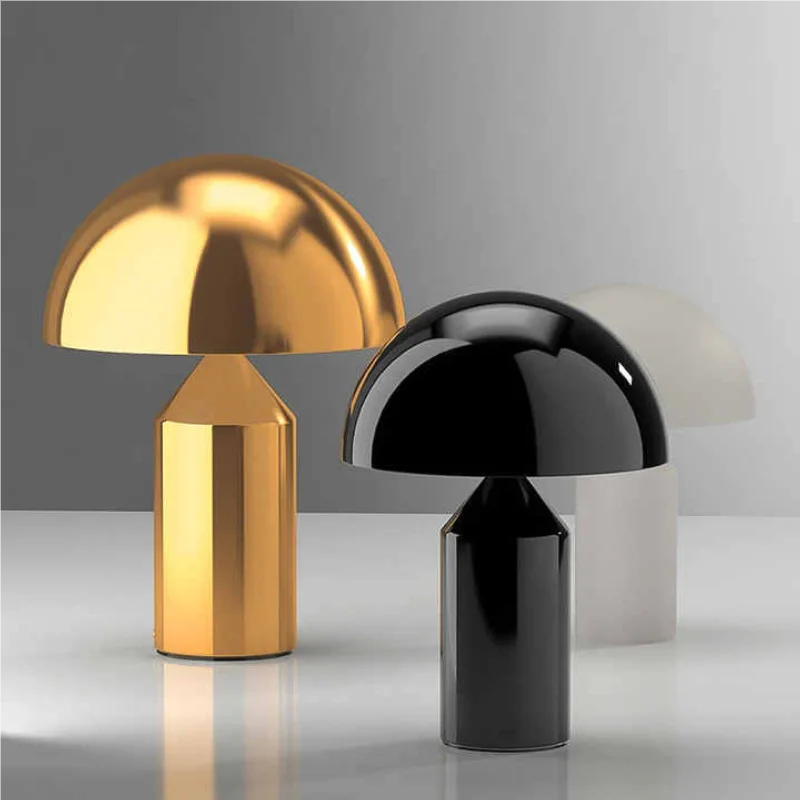Table Lamp - Electroplating Nordic Black White Gold Mushroom LED Decor SW-36210345 - SWEET-LIGHTS