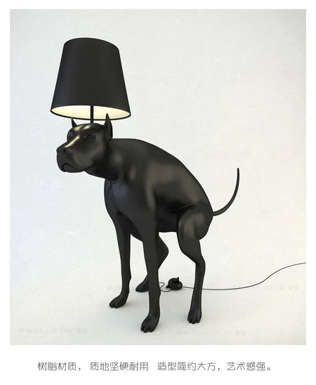Floor Lamp - Resin Big Dog Cloth Cover Nordic Design SW-36210567 - SWEET-LIGHTS