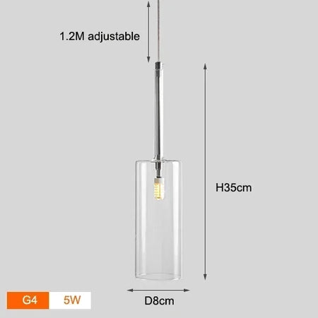 Pendant Light - Italian Minimalist Designer Bar Glass Cup LED Lamp SW-36210123 - SWEET-LIGHTS