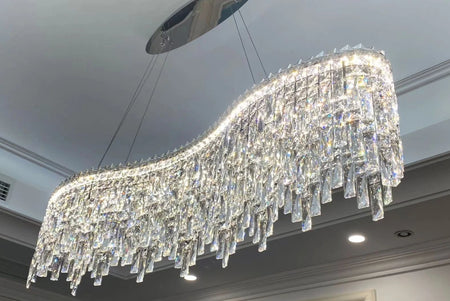 Chandelier - Italian Milan Luxury Crystal Hanging Lamp For Dining Room Hotel Villa Decor SW-36210456 - SWEET-LIGHTS