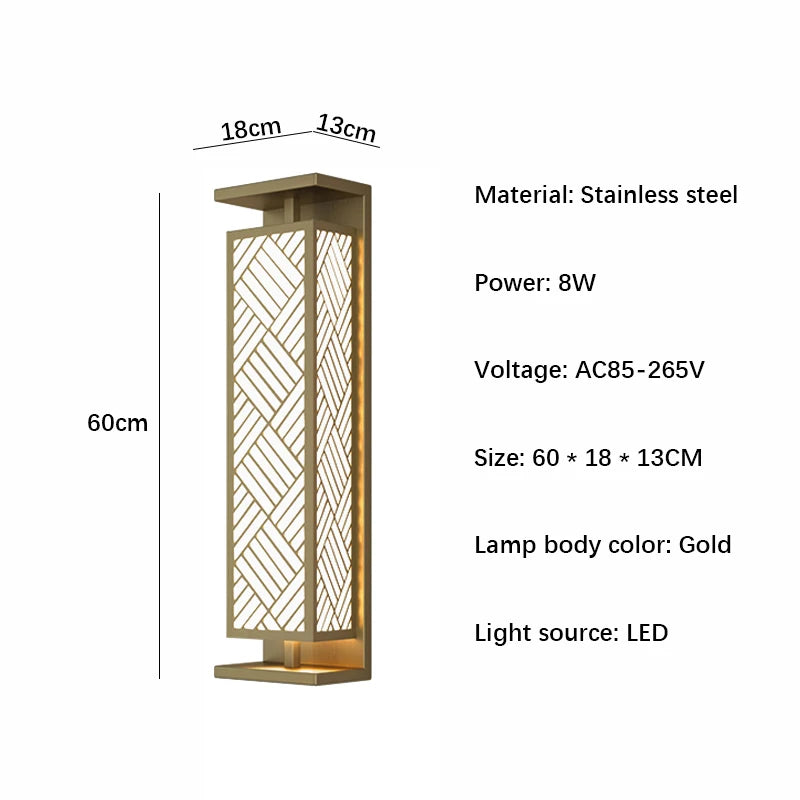 Outdoor Light - Waterproof IP65 Stainless Steel Wall Lamps SW-36210457 - SWEET-LIGHTS